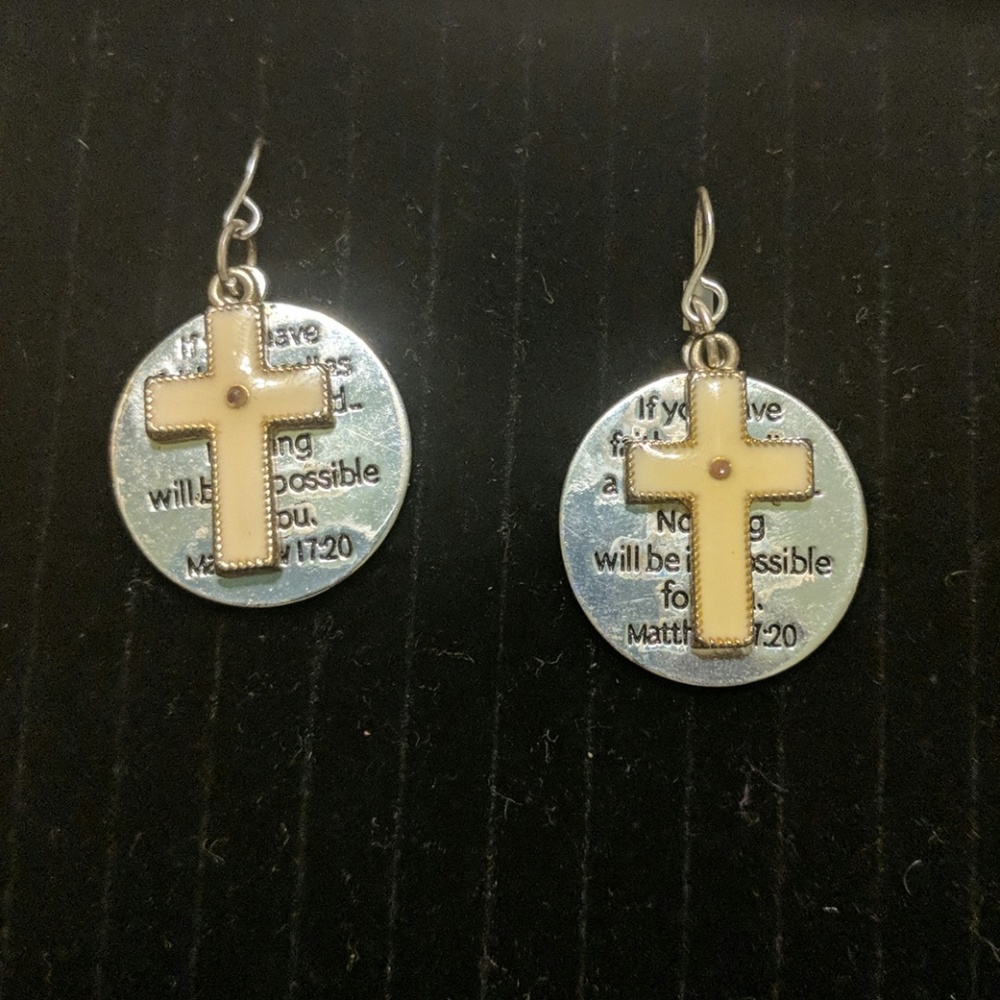 Christian earrings